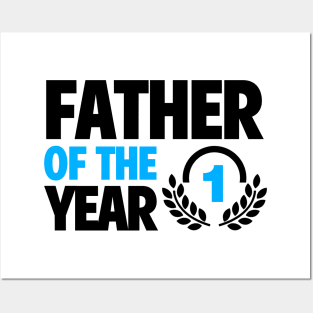 Father's Day Gift Father Of The Year Daddy Birthday Posters and Art